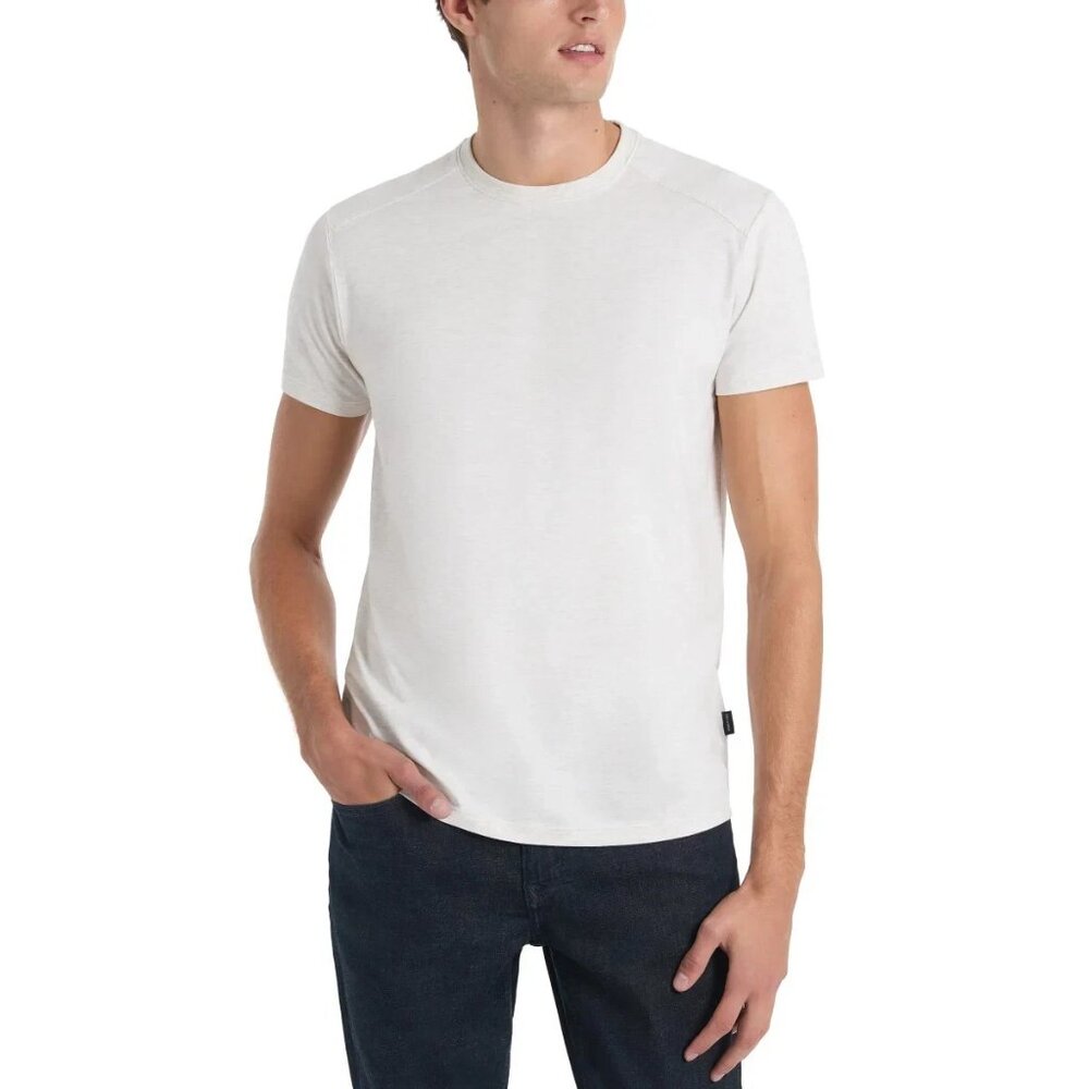 Kenneth Cole New York Men's Size XXL Short Sleeve Light Gray Stretch T-Shirt NWT